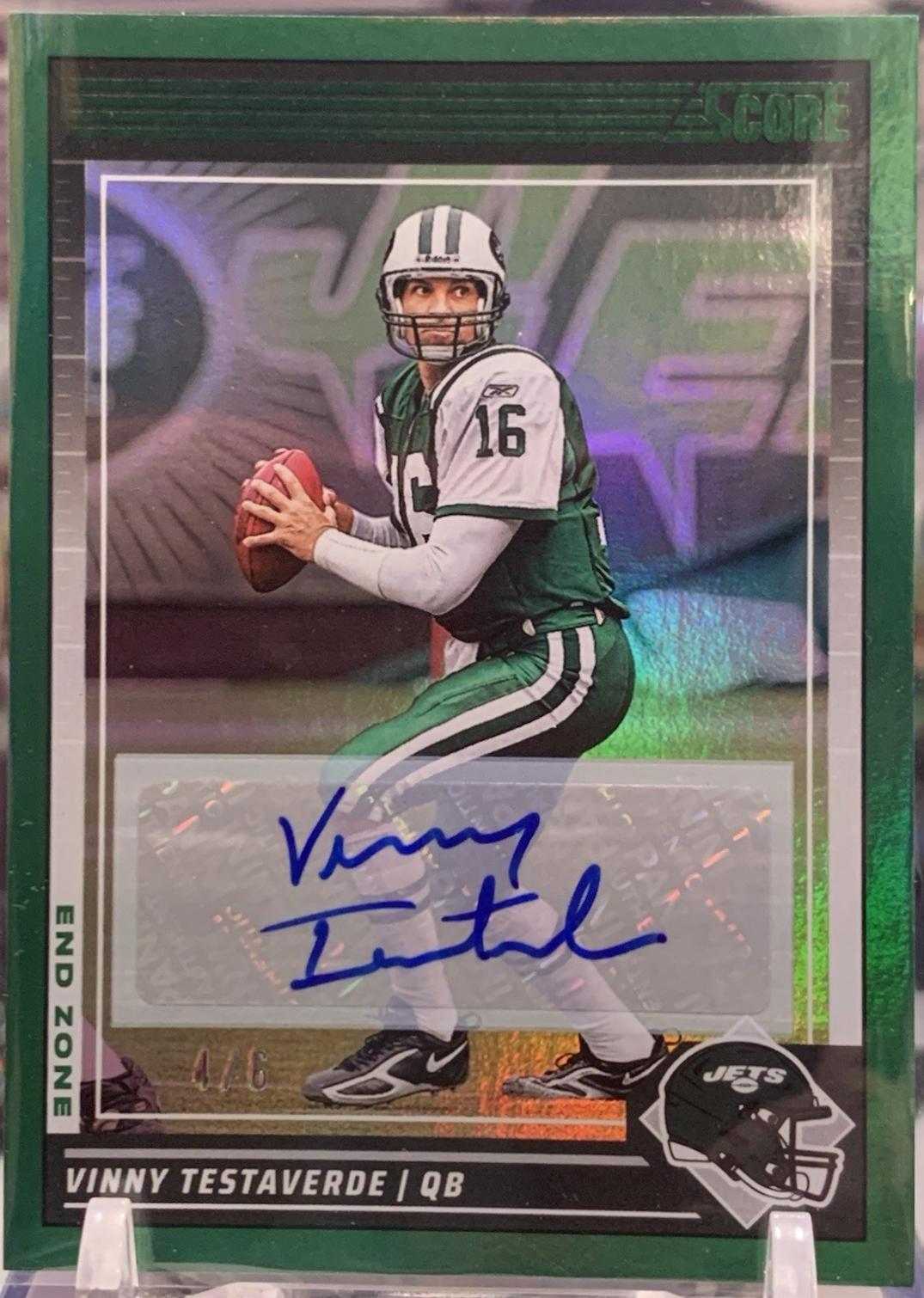 Vinny Testaverde [Signature End Zone] #225