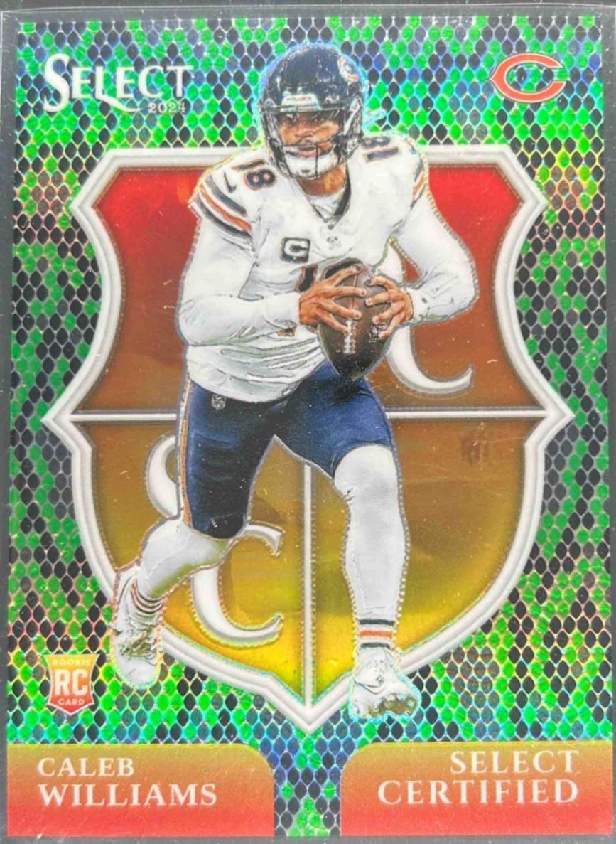 Caleb Williams [Green Black Snakeskin Prizm] #1