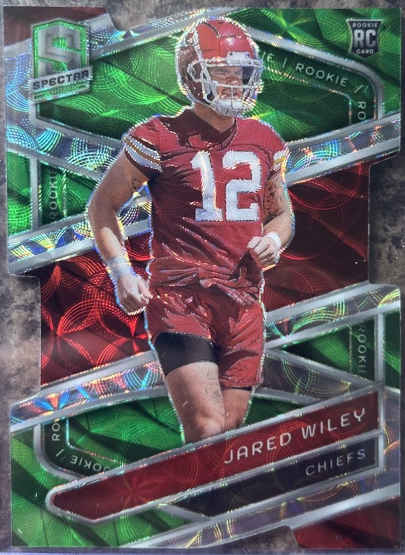 Jared Wiley [Neon Green Die-Cut] #176