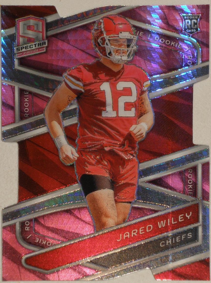 Jared Wiley [Neon Pink Die-Cut] #176