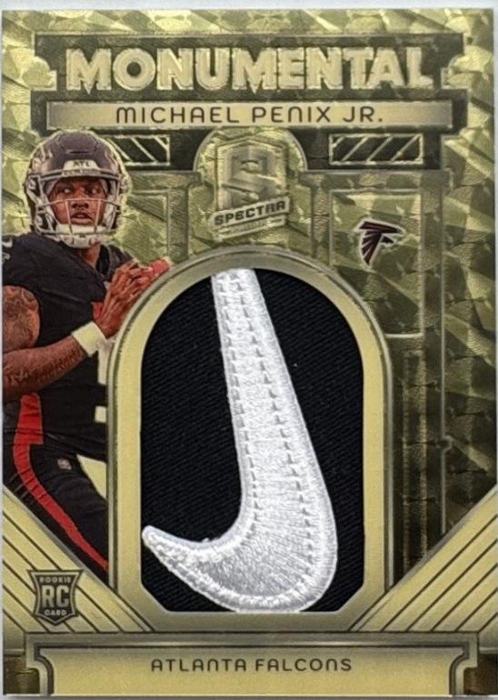 Michael Penix Jr. [Gold Rookie Patch Autograph] #202