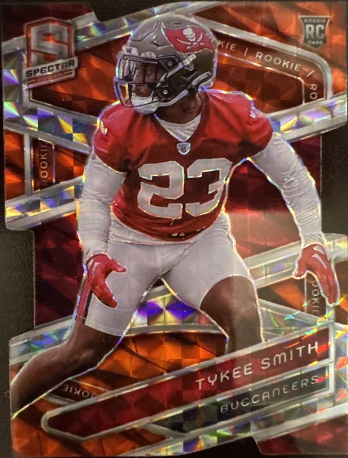 Tykee Smith [Neon Orange Die-Cut] #190