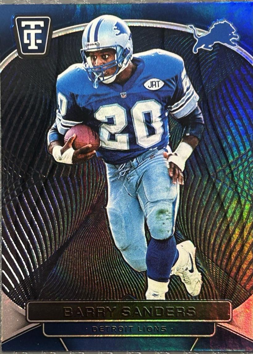 Barry Sanders [Mirror Platinum Black] #200