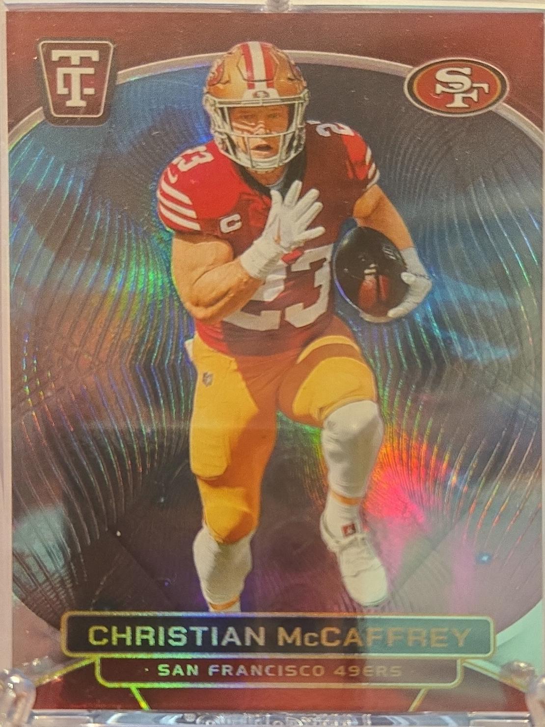 Christian McCaffrey [Mirror Platinum Black] #81