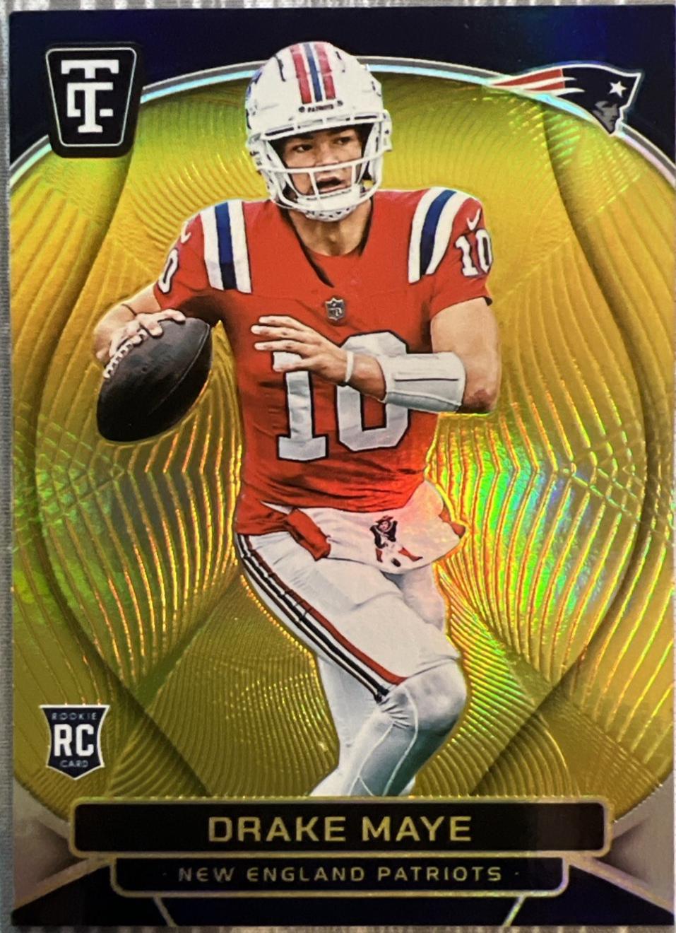 Drake Maye [Mirror Gold] #121