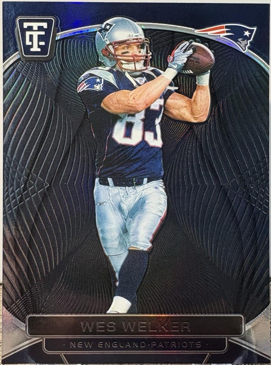 Wes Welker [Mirror Platinum Black] #187