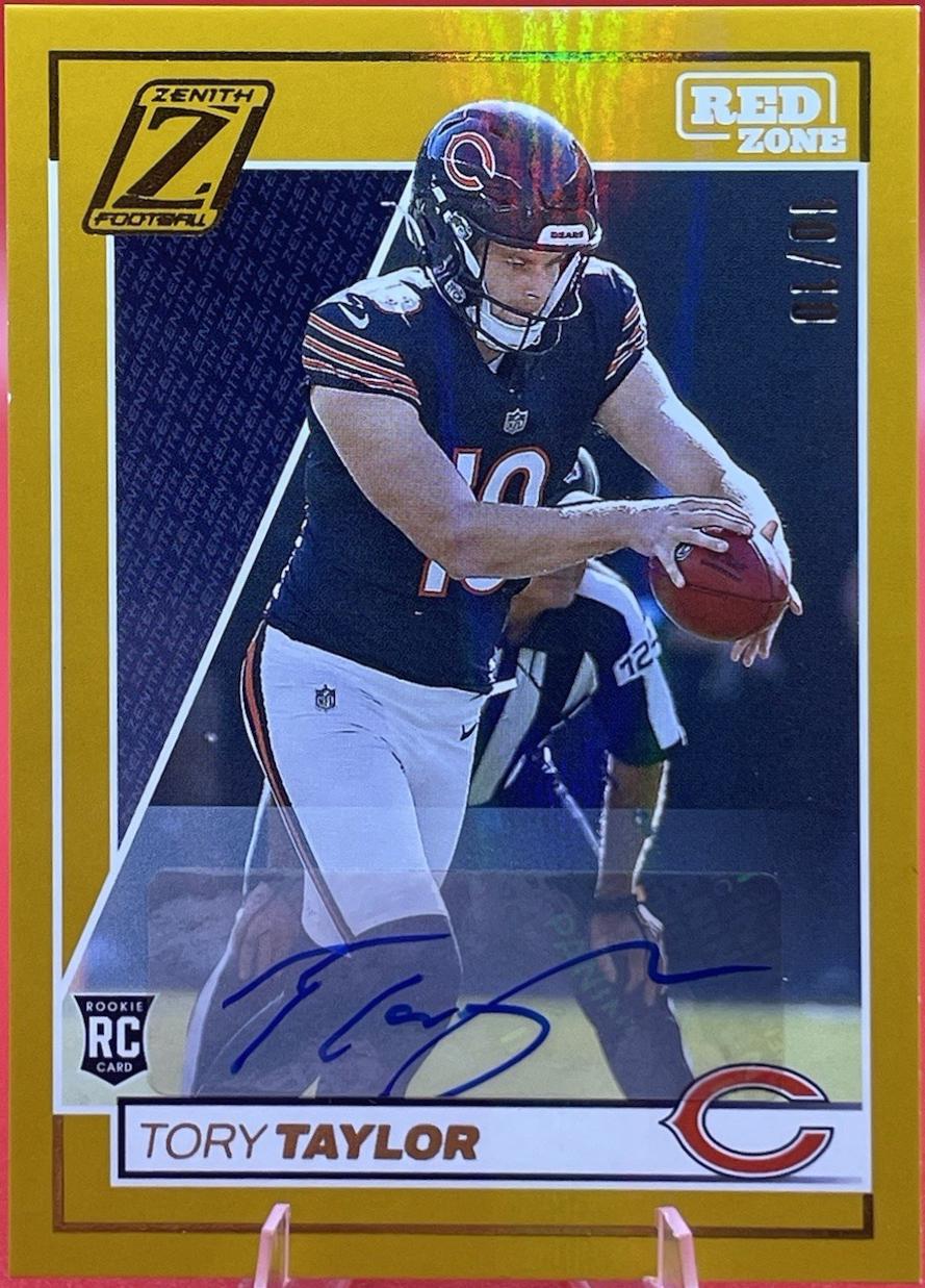 Tory Taylor [Rookie Red Zone Autograph Gold] #178