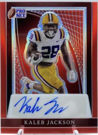 Kaleb Jackson [Red Prismatic] #PA-KJ1