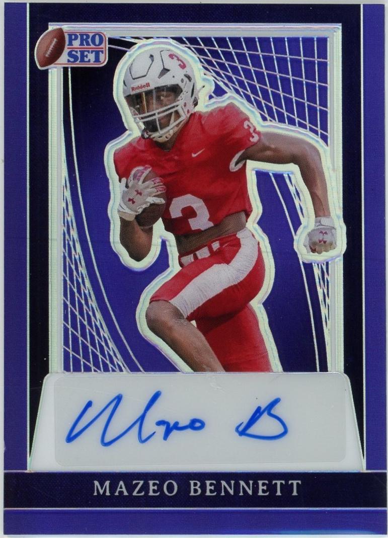 Mazeo Bennett [Purple Prismatic] #PA-MB1