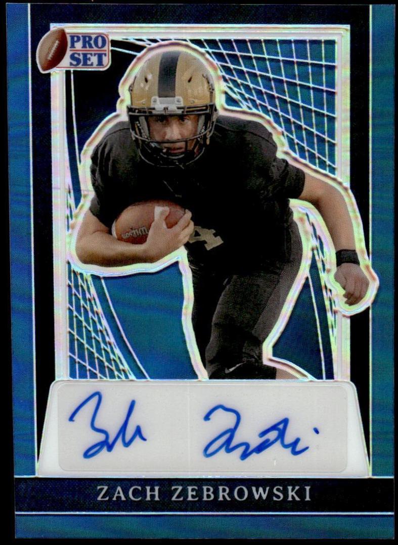 Zach Zebrowski [Blue Prismatic] #PA-ZZ1