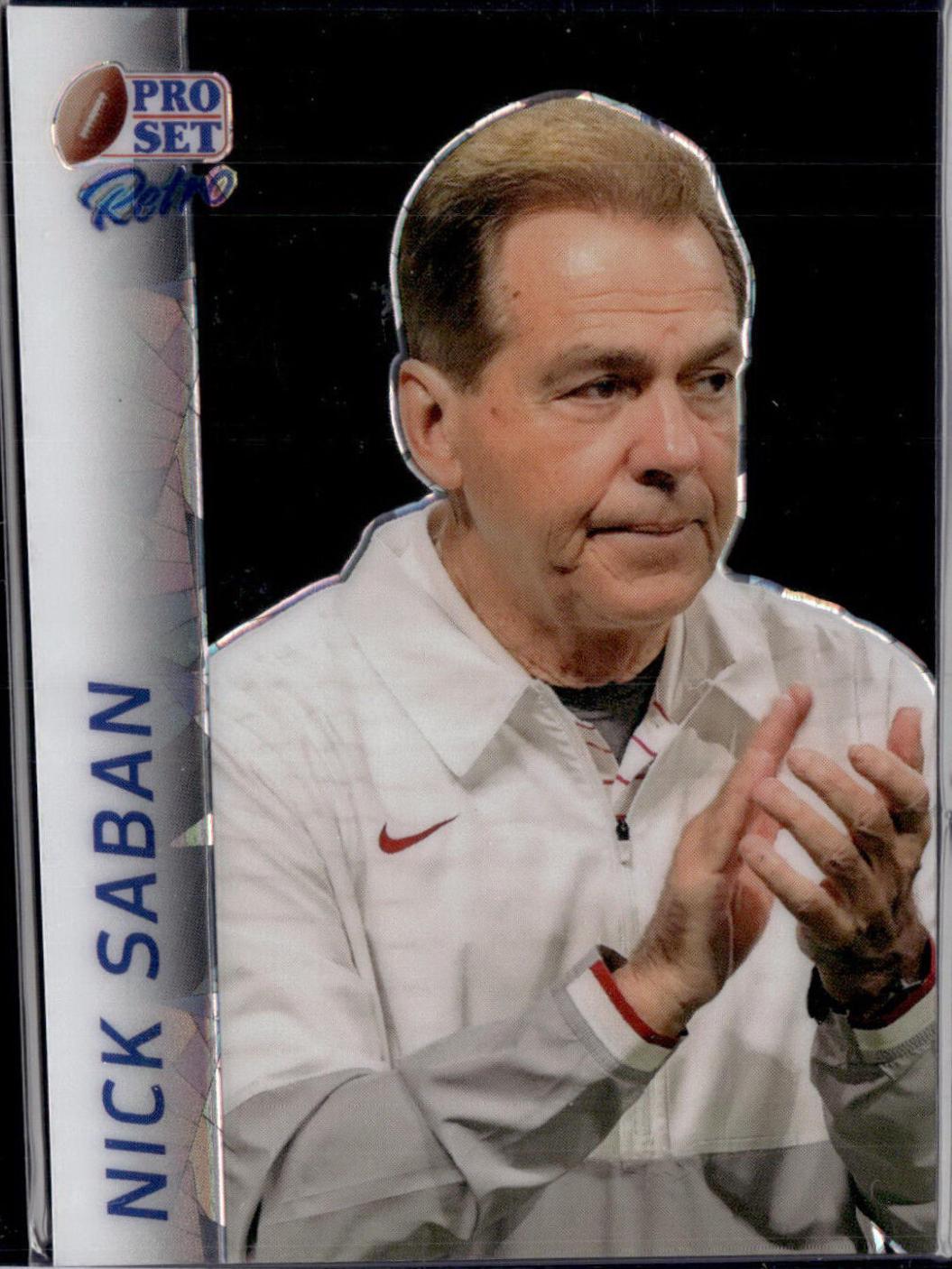 Nick Saban [Black Crystal] #RB-64