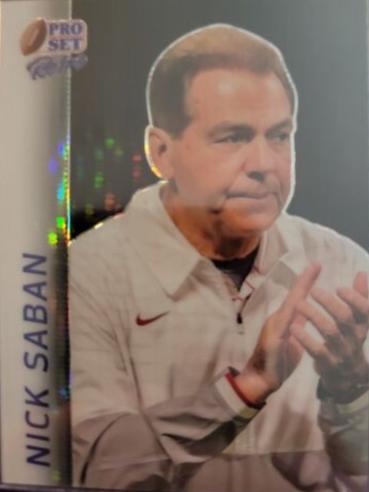 Nick Saban [Black Pulsar] #RB-64