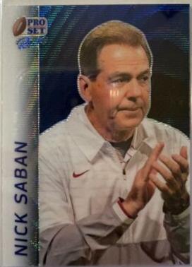Nick Saban [Blue Wave] #RB-64