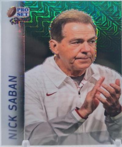 Nick Saban [Green Mojo] #RB-64