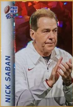 Nick Saban [Red Crystal] #RB-64