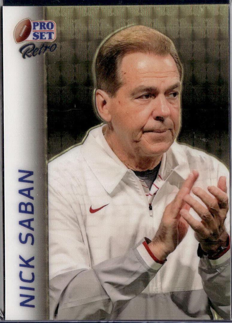 Nick Saban [Super Prismatic Gold] #RB-64