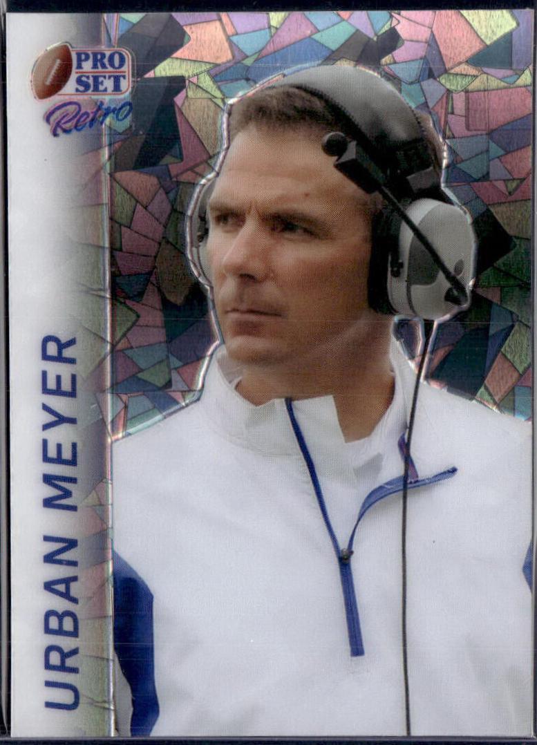 Urban Meyer [Silver Crystal] #RB-86