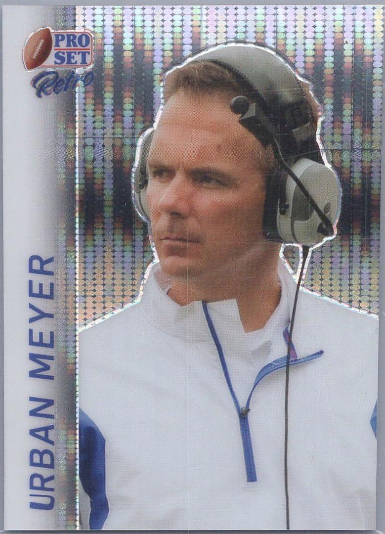 Urban Meyer [Silver Pulsar] #RB-86