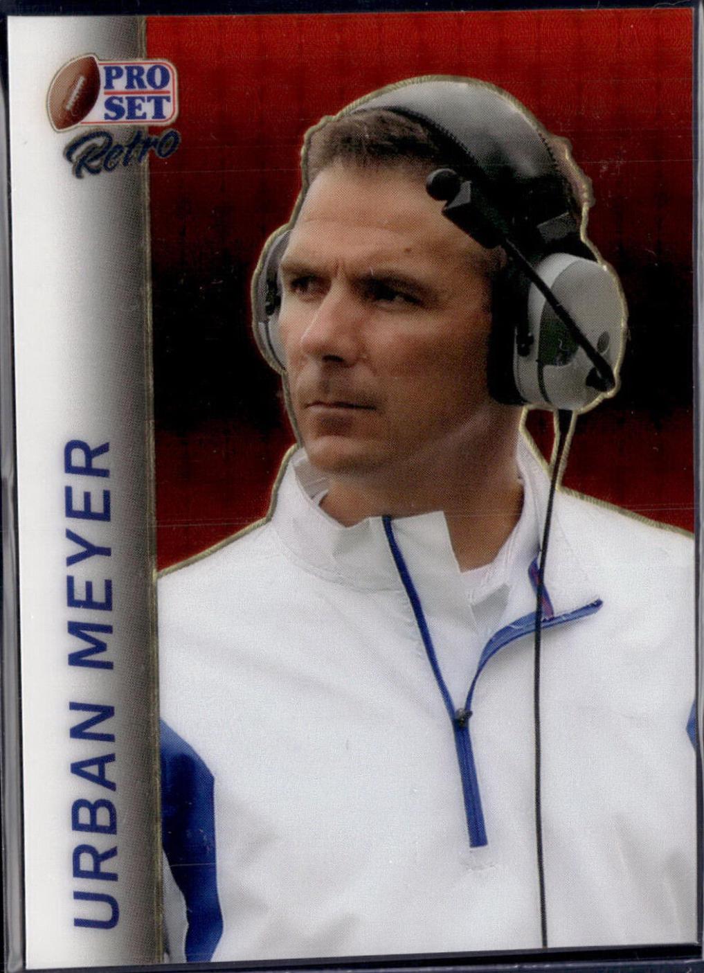 Urban Meyer [Super Prismatic Gold] #RB-86