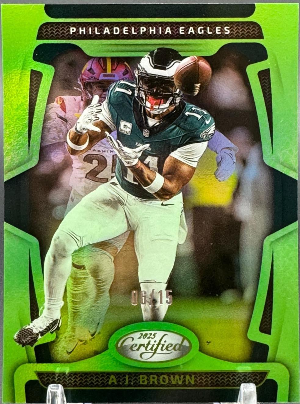 A.J. Brown [Lime Green Mirror] #81