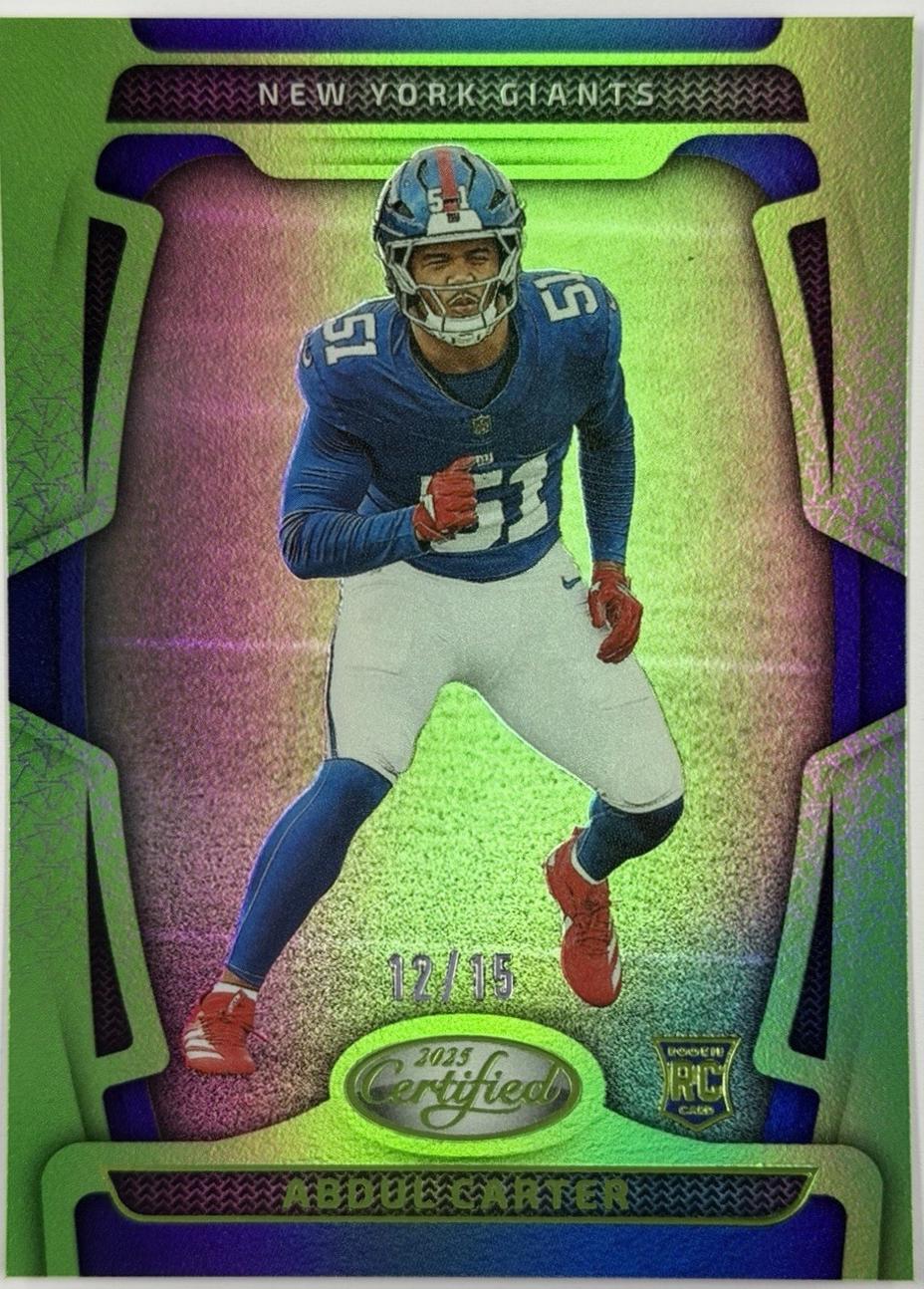 Abdul Carter [Lime Green Mirror] #165