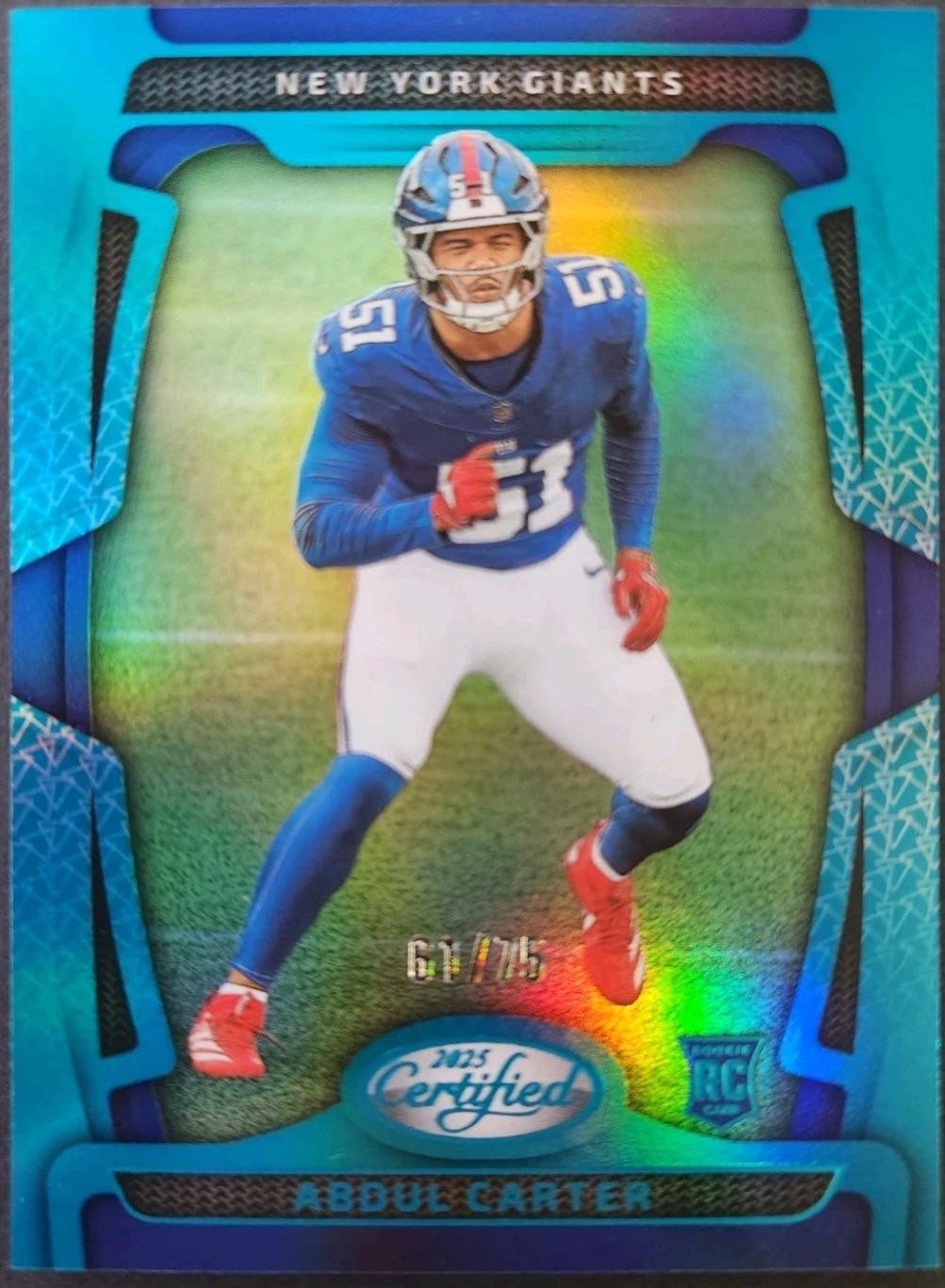 Abdul Carter [Teal Mirror] #165