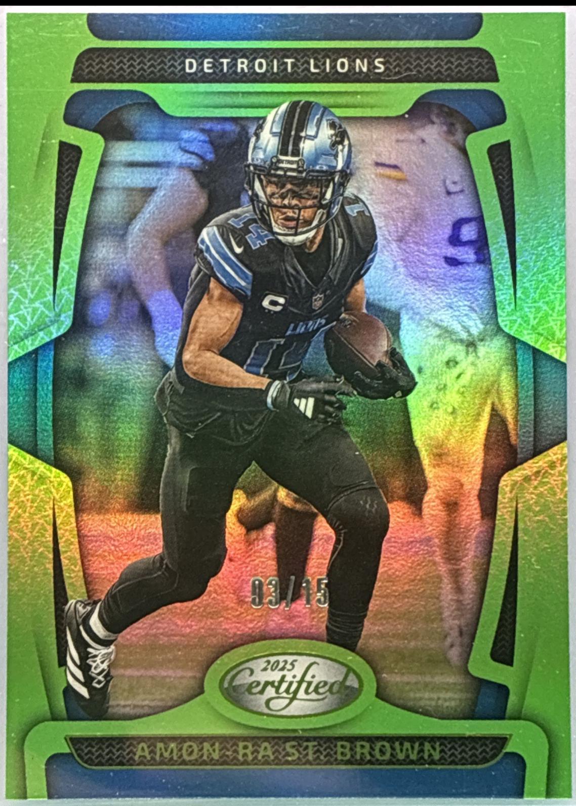 Amon-Ra St. Brown [Lime Green Mirror] #33