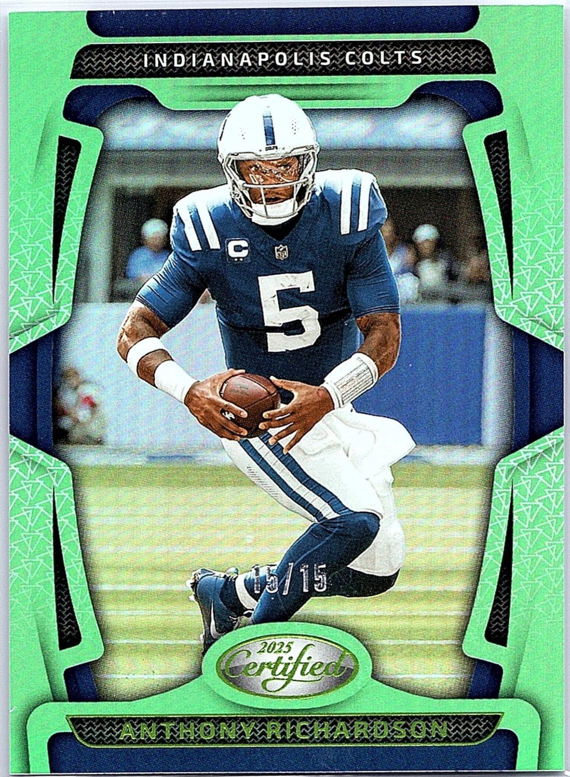Anthony Richardson [Lime Green Mirror] #42