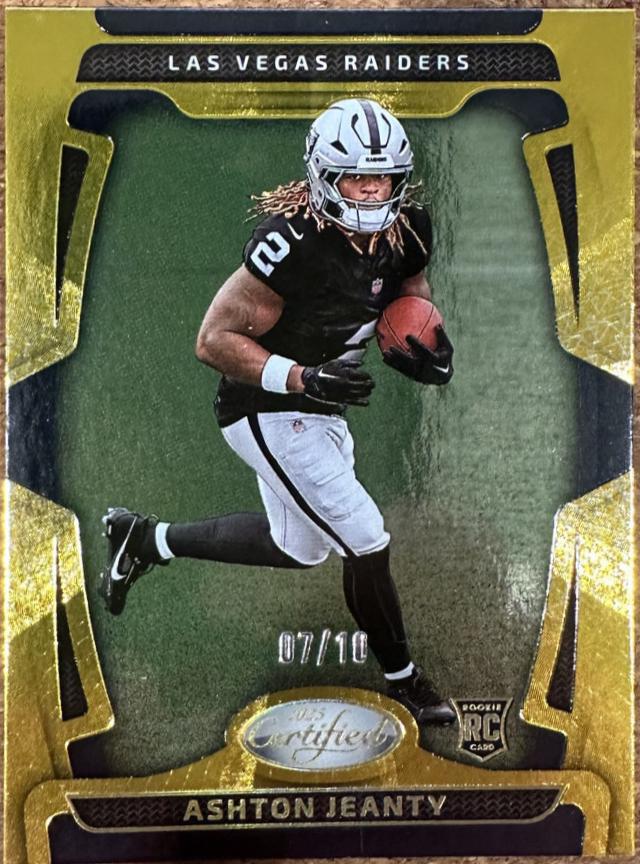 Ashton Jeanty [Gold Mirror] #125