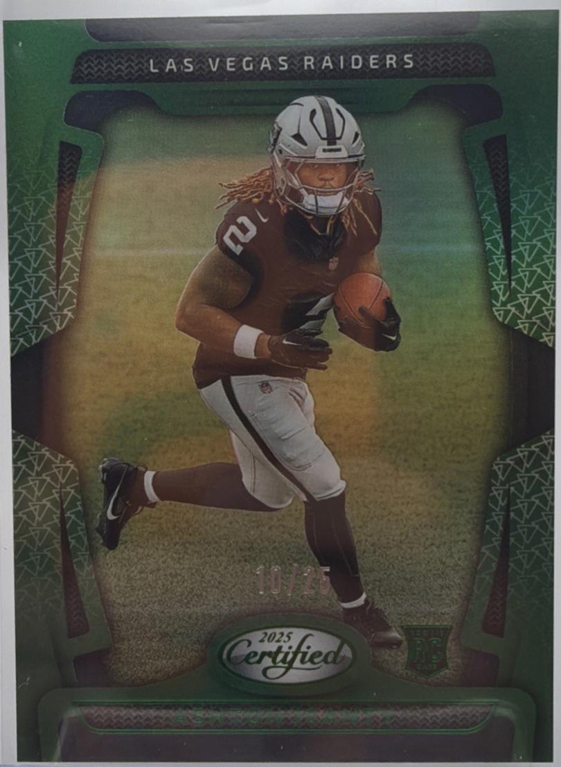 Ashton Jeanty [Green Mirror] #125