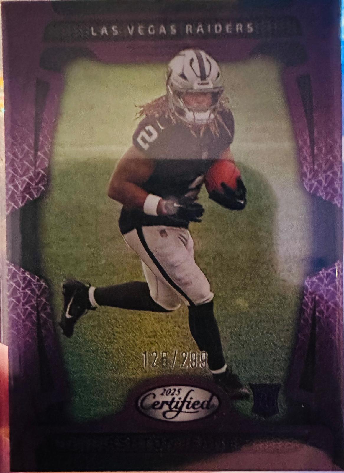Ashton Jeanty [Purple Mirror] #125