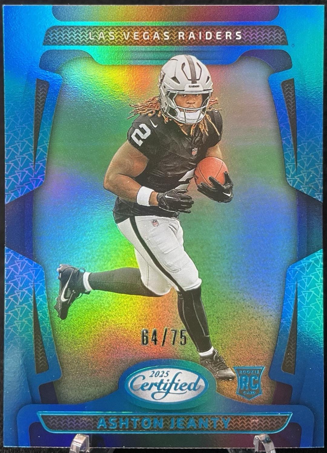Ashton Jeanty [Teal Mirror] #125