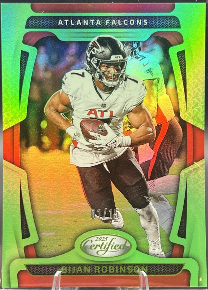 Bijan Robinson [Lime Green Mirror] #4