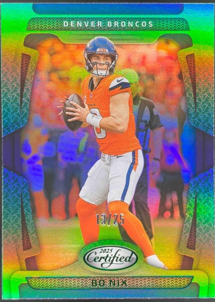 Bo Nix [Green Mirror] #29
