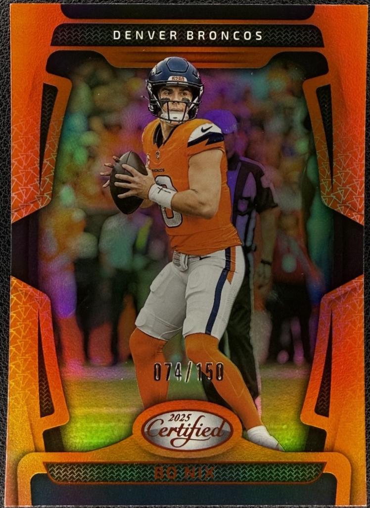 Bo Nix [Orange Mirror] #29