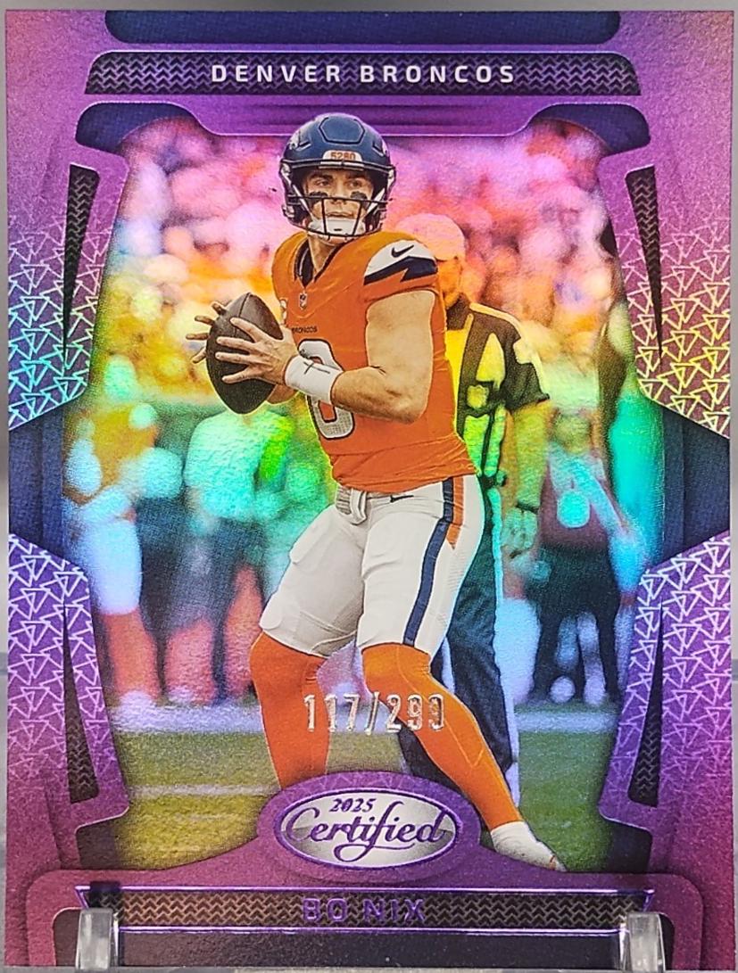 Bo Nix [Purple Mirror] #29