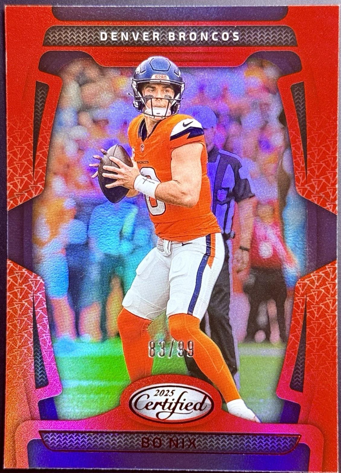 Bo Nix [Red Mirror] #29
