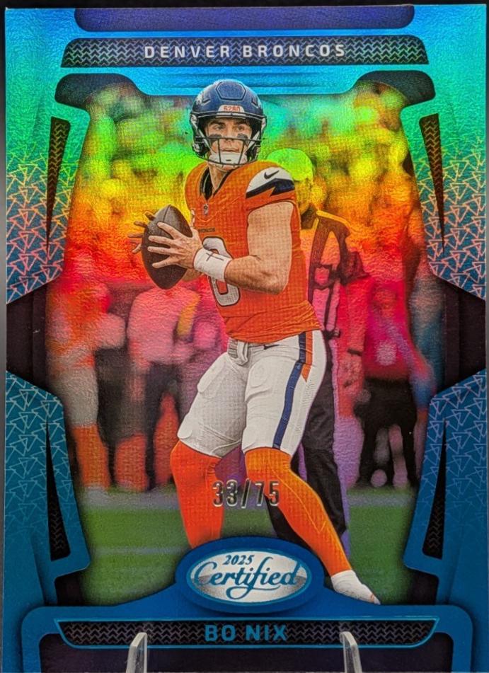 Bo Nix [Teal Mirror] #29