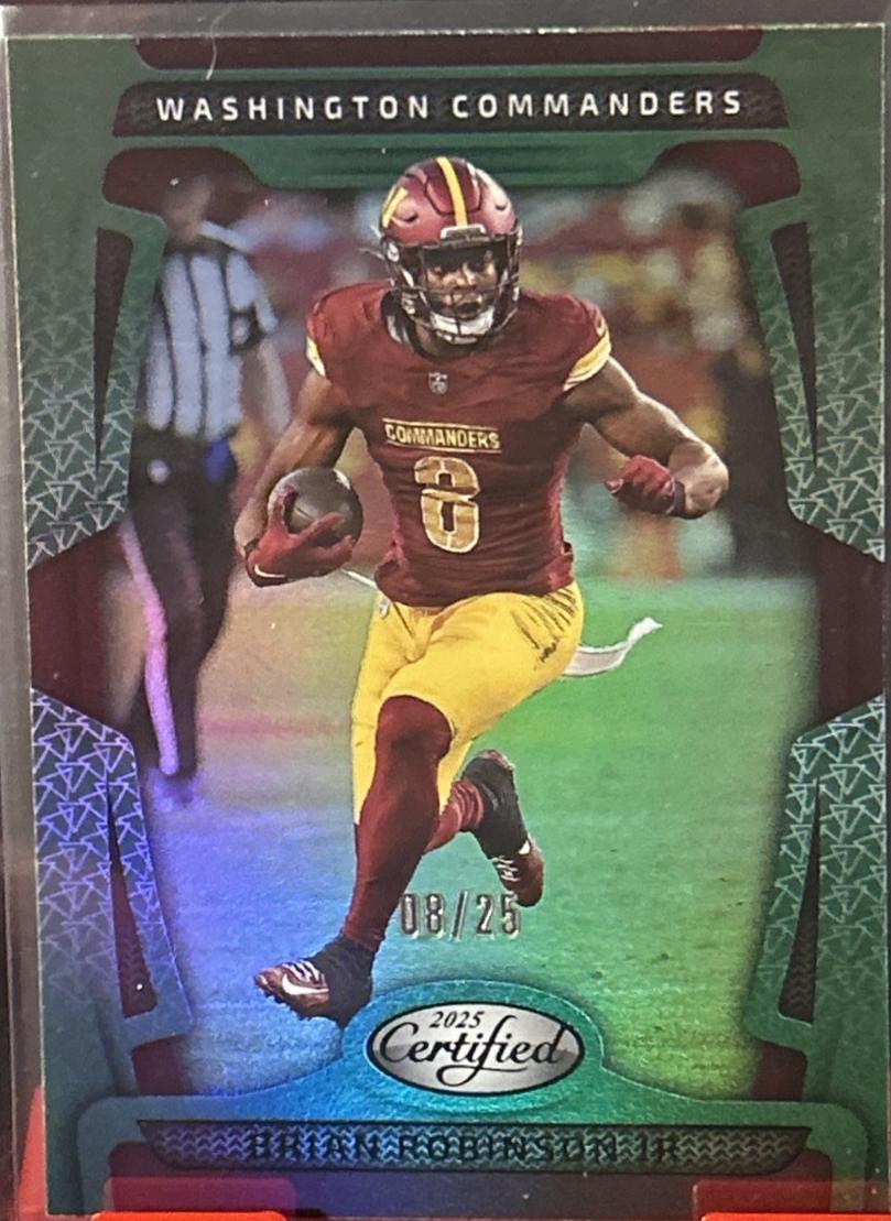 Brian Robinson Jr. [Green Mirror] #100