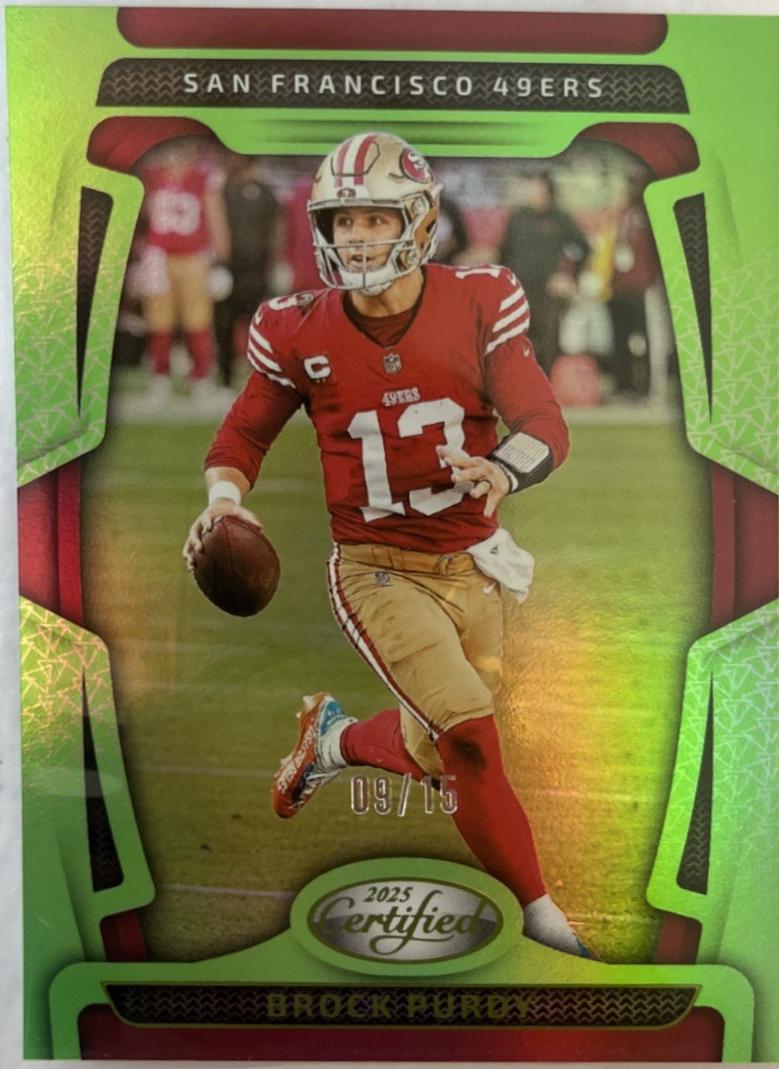 Brock Purdy [Lime Green Mirror] #86
