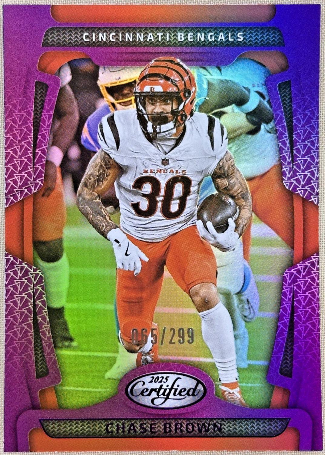 Chase Brown [Purple Mirror] #20