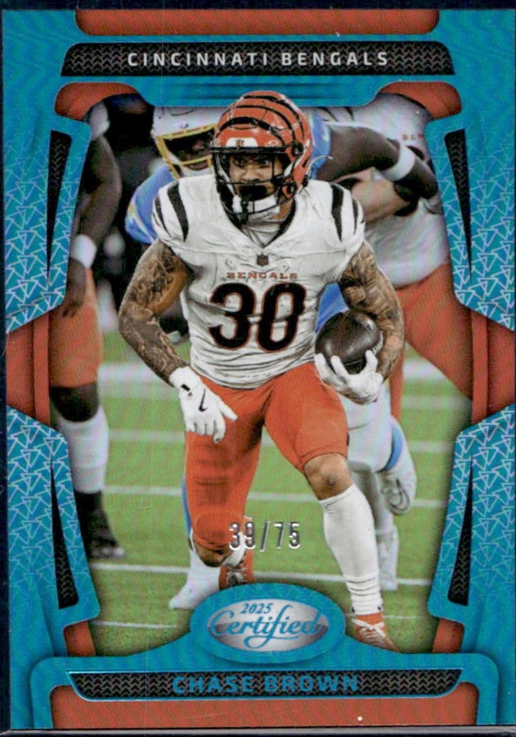 Chase Brown [Teal Mirror] #20
