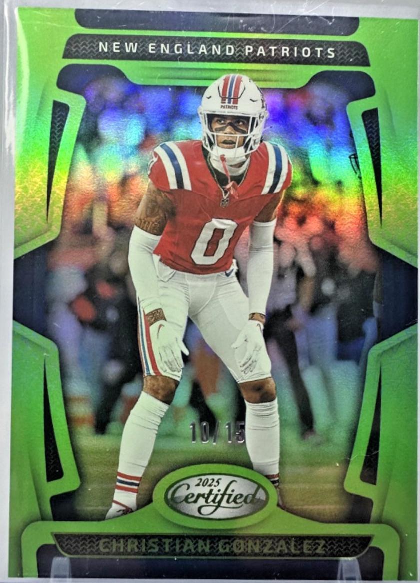 Christian Gonzalez [Lime Green Mirror] #69