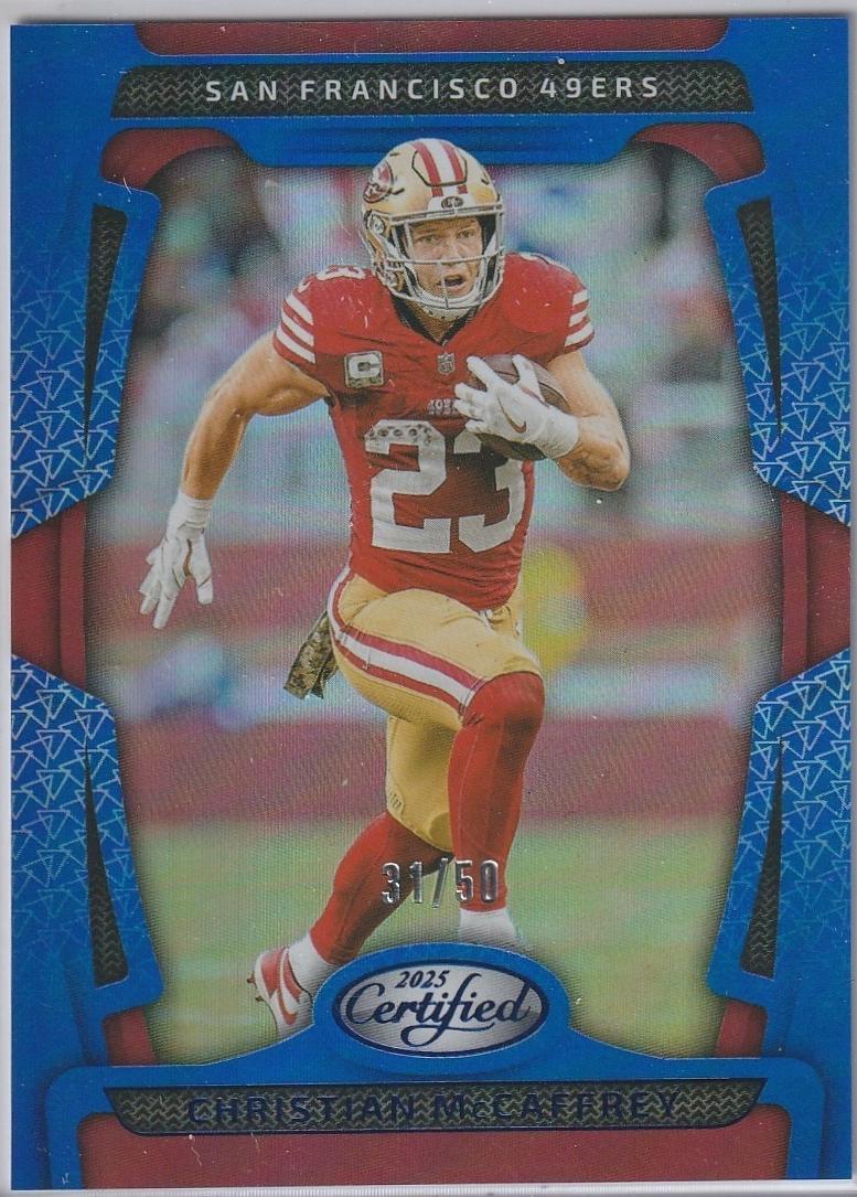 Christian McCaffrey [Blue Mirror] #87