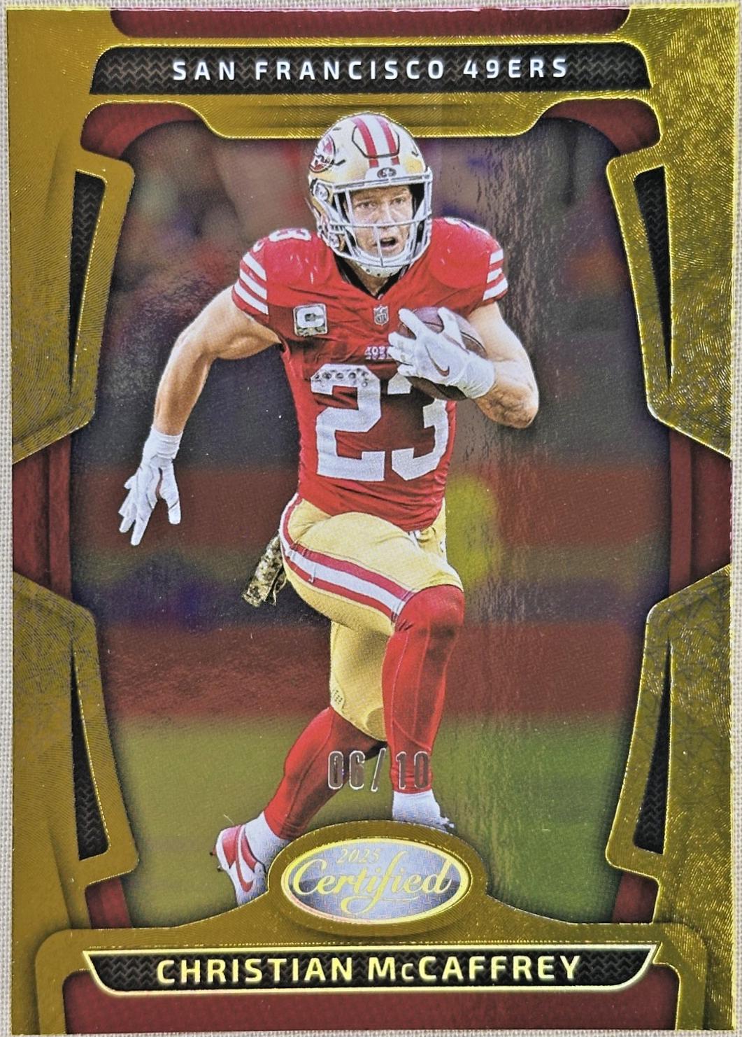 Christian McCaffrey [Gold Mirror] #87