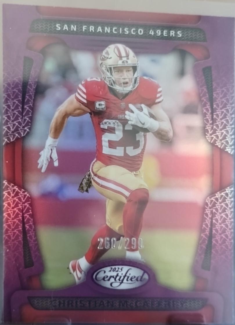 Christian McCaffrey [Purple Mirror] #87