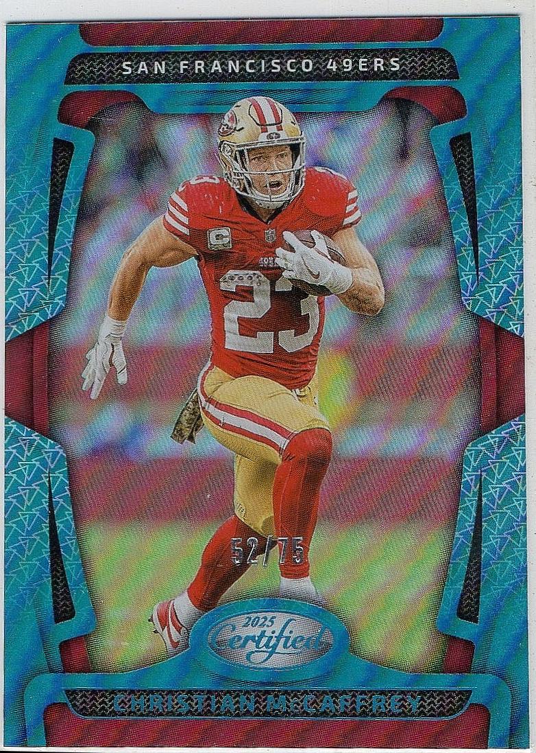 Christian McCaffrey [Teal Mirror] #87