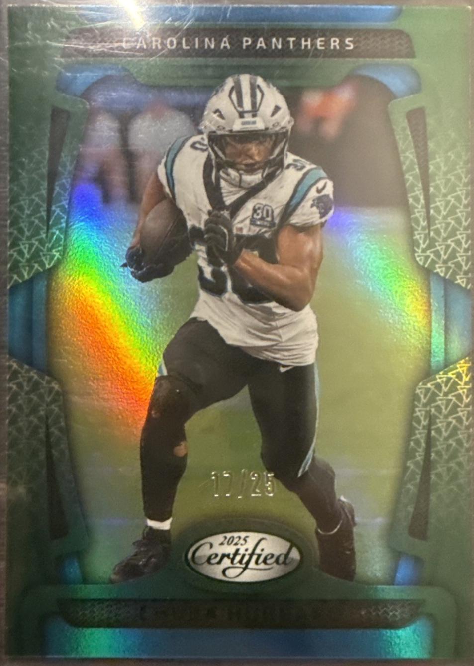 Chuba Hubbard [Green Mirror] #16