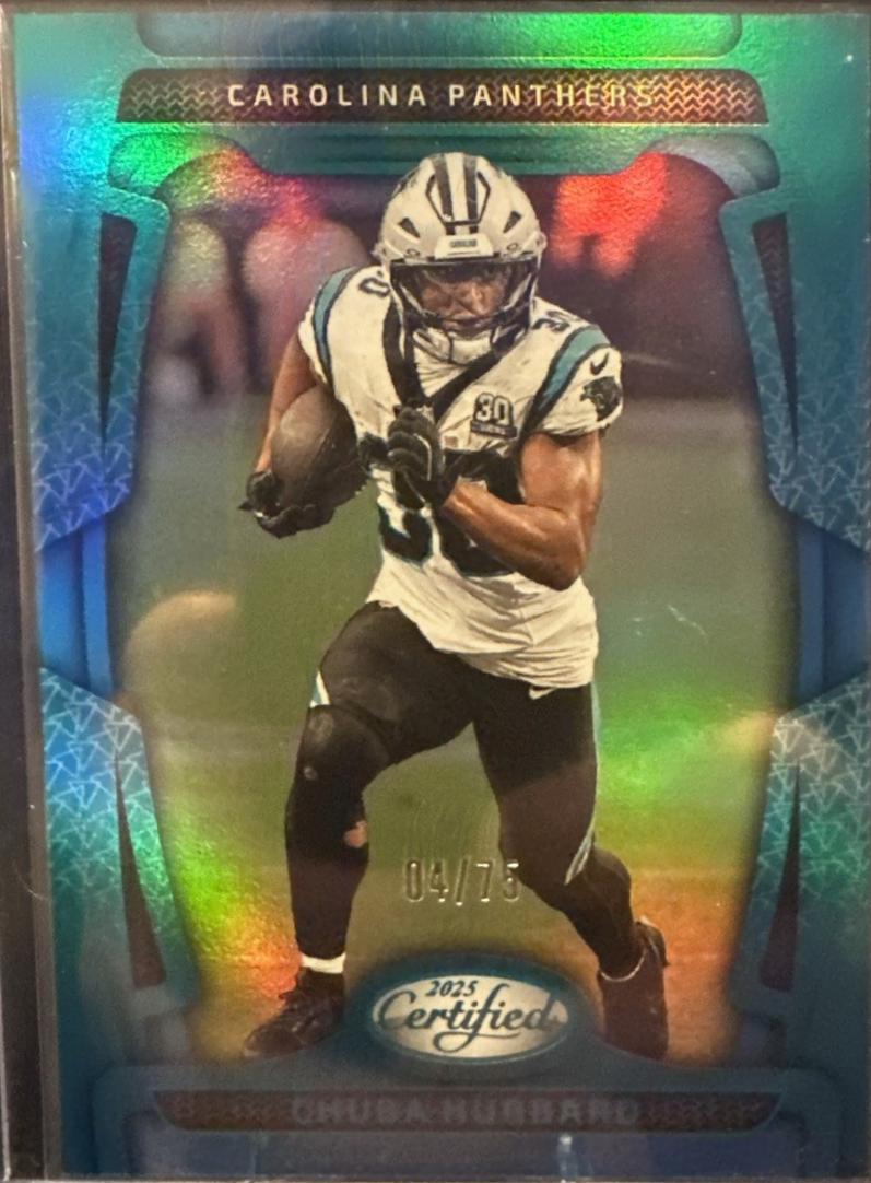Chuba Hubbard [Teal Mirror] #16