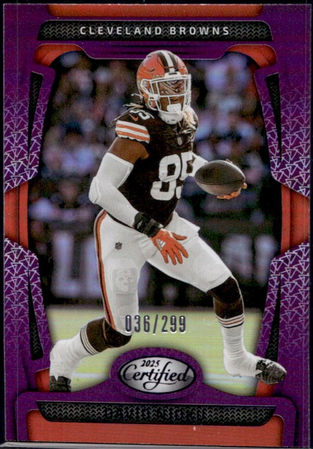 David Njoku [Purple Mirror] #25
